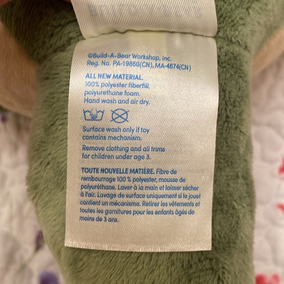 Build a Bear Workshop Ankylosaurus Green Dinosaur Retired Rare Clean - Picture 9 of 11